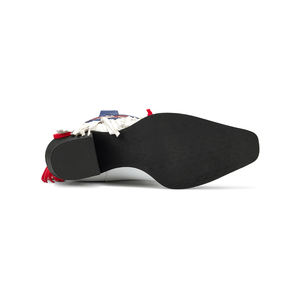 WETKISS OEM <span class=keywords><strong>Aigle</strong></span> Tassel Chaussures Femmes Talon Chunky Fringe Bottes Patriotiques Genou Haut Strass Cowboy Bottes Western Cowgirl Bottes - Product Image 6