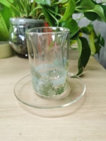 Fleur turque tasse à thé Double paroi verre Transparent Europe Design Style pour café thé eau potable