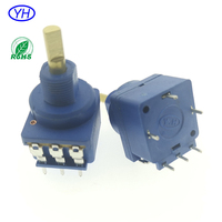 YH Fabricant professionnel de potentiomètres à intensité variable 10A à courant élevé 220k 250k 500k 1M OMEG avec interrupteur à poussoir, certifié UL