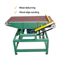 Machine de ponçage et de polissage à bande abrasive manuelle JUHUA, moteur 2,2 kW, longue durée de vie, surface en acier inoxydable, garantie 1 an