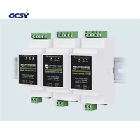 Serveur série Modbus industriel RS485 vers Ethernet (B) 2 pièces, RS485 vers RJ45 Ethernet TCP/IP vers série, montage sur rail, fonction PoE