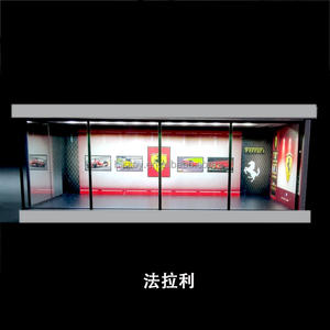 Modèle de <span class=keywords><strong>parking</strong></span> en diorama à l'échelle 1:43 avec simulation de porte, garage pour voitures miniatures, modèle de <span class=keywords><strong>parking</strong></span> pour voitures miniatures - Product Image 5