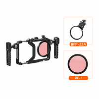 Support universel en alliage d'aluminium BFT-03A pour téléphone portable, rotation à 360°, ports d'extension multiples pour utilisation en extérieur
