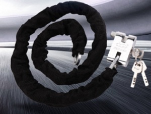 <span class=keywords><strong>Antivol</strong></span> de vélo YH1096, <span class=keywords><strong>antivol</strong></span> de vélo, chaîne en tissu polyester tissé - Product Image 4