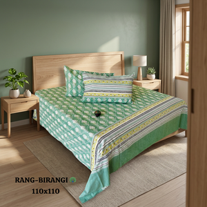 Parure de lit en coton imprimé motif ours de dessin animé pour l'exportation indienne – Housse de couette et taies d'oreiller toutes saisons pour la maison - Product Image 2