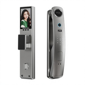 ระบบล็อคอัจฉริยะ จดจำใบหน้า สแตนเลสสตีล รองรับ Wi-Fi จัดเก็บข้อมูลบนคลาวด์ เกรด C วิธีปลดล็อคประตูเหล็ก - Product Image 1