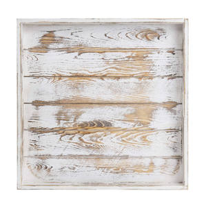 Table basse en bois blanchi à la chaux antique laque classique grand plateau de service pour <span class=keywords><strong>cuisine</strong></span> salon vaisselle pour le stockage des aliments - Product Image 2