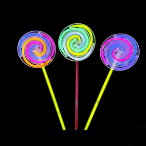 <span class=keywords><strong>Mini</strong></span> palos brillantes de piruleta para niños, juguetes de moda para iluminar, varita de hada parpadeante de princesa, decoración de vestidos - Product Image 6