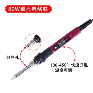 Soldador Eléctrico Digital Ajustable de 80W con Pantalla, Lápiz de Calor para Soldadura y Retrabajo, Herramienta de Reparación, Estación de Soldadura - Product Image 3