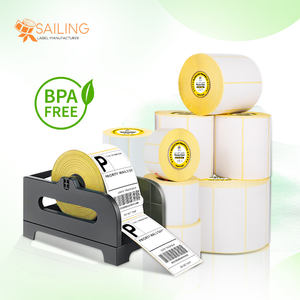 Vela Eco Direct papel térmico Hotmelt con etiqueta de escala de glassine amarillo - Product Image 2