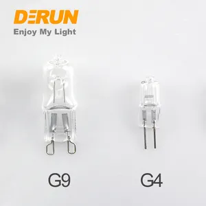 High Temperature Mini Oven Halogen Bulb G9 28W 33W 42W 53W 70W 110V 230V Clear Frosted Quartz Dimmable HAL-G9