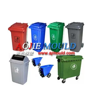 Taizhou Good Quality Custom Plastic Dustbin Mould Outdoor Plastic Garbage Can Mould Injection Mold Manufacturer