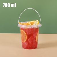 Pot en plastique transparent personnalisé, bol à soupe en PP compatible micro-ondes, 8/12/32/24/16 oz, récipient alimentaire jetable, conteneur de charcuterie inviolable avec couvercle