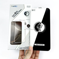 Protection d'écran en verre trempé sans bordure, anti-poussière ESD, haute définition, en aluminium de 0,55 mm, résistant à 300°C, grand arc, pour iPhone 17 16 Pro Max