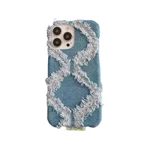 Diamant Denim Pour 14 Téléphone pour iphone13 Creative Tassel 12Promax Étui De Protection Ip11 Femme