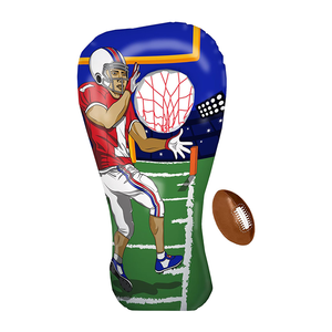 Jeu de cible de football gonflable en PVC pour enfants et adultes, léger, pliable, pour l'intérieur et l'extérieur - Product Image 1