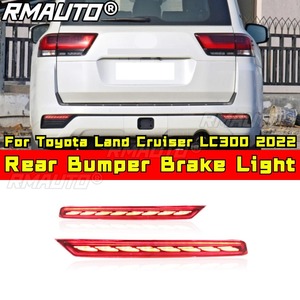 สำหรับโตโยต้า แลนด์ ครุยเซอร์ LC300 2022 ชุดแต่งไฟสปอยเลอร์หลัง ไฟเบรกกันชนหลัง ชุดแต่งตัวถังรถยนต์ อุปกรณ์ตกแต่งรถยนต์ - Product Image 1