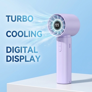 Ventilateur de table mini classique en plastique coloré, ventilateur à main domestique, vente en gros - Product Image 4
