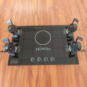 Estufa de 5 Quemadores, 4 de <span class=keywords><strong>Gas</strong></span> <span class=keywords><strong>y</strong></span> 1 Eléctrico, <span class=keywords><strong>Encimera</strong></span> Integrada, Función Dual, Vidrio Templado, Múltiples Hornillas - Product Image 2