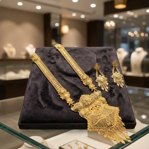 Wholesale Fashion 14K 18K 24K Micron Gold Plated Long Necklaces Traditional Jewelry Set Brass Gold Filled Forming Long Necklaces - Product Image 4