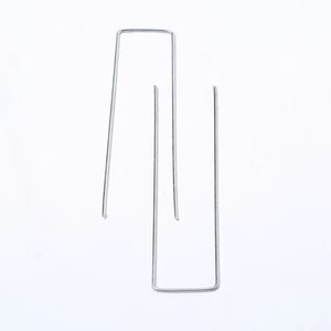 Estacas en Forma <span class=keywords><strong>de</strong></span> U DaringFish, 1 Pieza, Múltiples Especificaciones, para Fijación <span class=keywords><strong>de</strong></span> Láminas <span class=keywords><strong>de</strong></span> Cobertura para Jardín, Césped y Huertos - Product Image 3