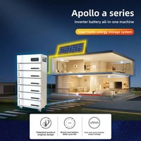 Onduleur solaire hybride 6,2 kW à transfert en 10 ms, batterie LiFePO4 20,48 kWh 51,2 V 400 Ah, ESS tout-en-un pour clinique et sauvegarde médicale 500 V CAN