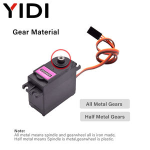 MG946R DC High Torque <span class=keywords><strong>Micro</strong></span> Motor rotativo Servo MG946 Motor 0 - 180 Engranajes de metal <span class=keywords><strong>Servomotor</strong></span> para niños Mini RC Car Plane Arduino - Product Image 5
