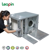 Ventilateur de gaine série CDC Leapin, système de ventilation d'air frais, filtration HEPA H13, faible bruit, pales courbées vers l'avant, pour usage commercial et OEM