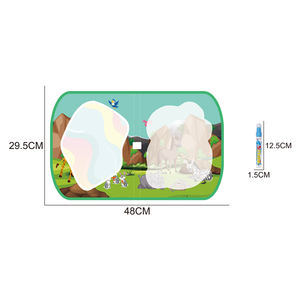 Cartoon Animal Style Wieder verwendbare Wasser Leinwand pädagogische Zeichnung Spielzeug Reise tragbare magische Wasser Zeichen buch zum Verkauf - Product Image 5
