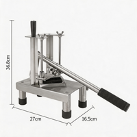 Pemotong Sayur Buah Multifungsi Stainless Steel Manual untuk Restoran, Katering Komersial, dan Pemotong Keripik Kentang