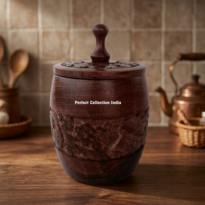 Handmade Modern Classic Wooden Urn <b>Lid</b> Metal Wood Material Cremation Ashes Adults Babies Pets Funeral Supplies PCI Model 657 - Product Image 6
