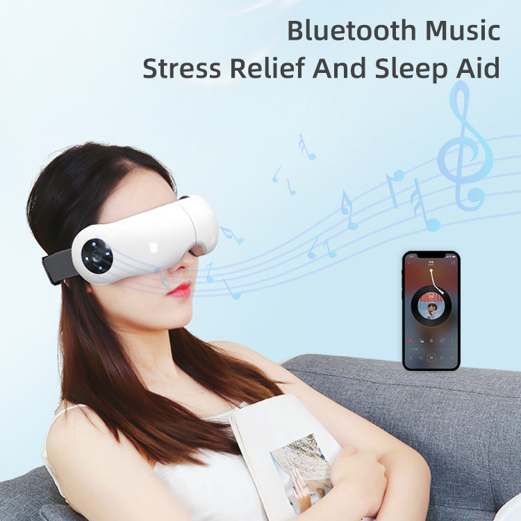 ORANGLES Smart Bluetooth Eye Massager with Heat | Dynamic Pressure, Relaxing Music, Sleep Aid, Fashion Design for Eye Care (2025) - angled perspective - presenting advantages - Image 4 of 6 | fits any environment | Purchase Smart Bluetooth Eye Massager with Heat | Dynamic Pressure, Relaxing Music, Sleep Aid, Fashion Design for Eye Care (2025) Michigan | Free Shipping ORANGLES