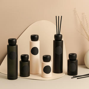 Atacado Indoor Ar Fresco Óleo Aromaterapia com Rolhas De Madeira Garrafas De Vidro Reed Rattan Difusores Óleo Essencial Aromaterapia - Product Image 1