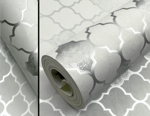 Papel tapiz geométrico 3D Papel de pared Papel tapiz dorado Papel tapiz metálico Rollos Papel de pared para el hogar Papel de pared con purpurina de metal 3D - Product Image 4