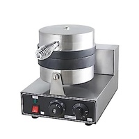 Machine à gaufres et burgers en acier inoxydable de qualité commerciale, design UFO, portable, haute productivité, pour sandwichs et gelato, 220V, neuve