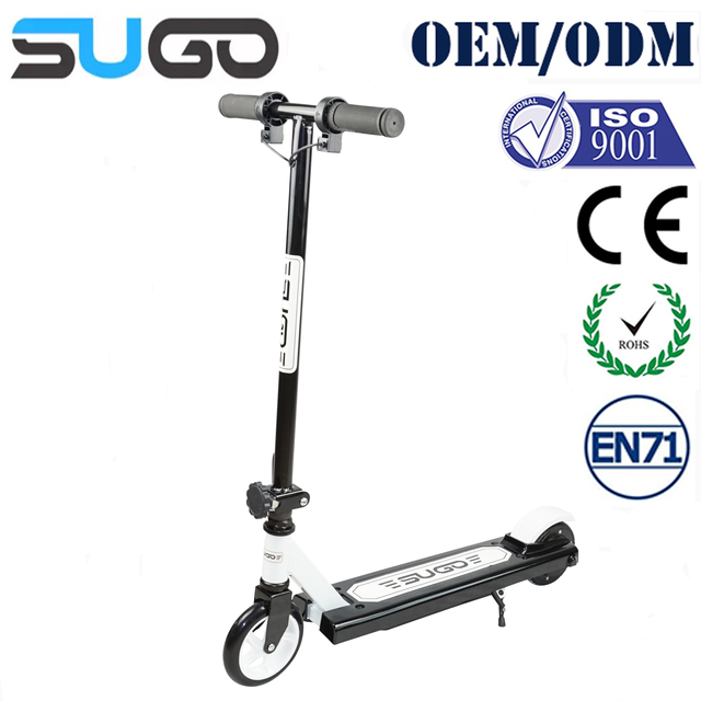 CE EN71 Approved Foldbable Electric Scooter Powful 120W Motor Two Wheels Kids Electric Scooter for Kids