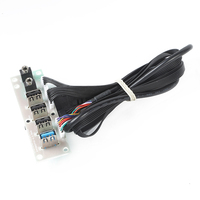Cable PCB para Panel Frontal de Caja de Ordenador, Conector Dual USB 2.0+USB3.0+Audio HD