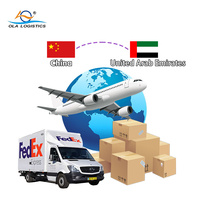 FCL LCL Livraison DDP porte à porte Transporteur des Émirats Arabes Unis Agent de fret aérien express avec services logistiques