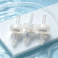 Vanne de contrôle unidirectionnelle pour machines de remplissage alimentaire 1/8in-3/8in, pour petits systèmes de circulation d'eau d'aquarium, non toxique et inodore