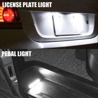 Nouveau 12V/24V LED lumière de plaque d'immatriculation pour camion voiture remorque SUV camion moto Van RV-lampe de plaque d'immatriculation arrière