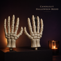 Main de squelette en plastique pour Halloween, accessoire de déguisement durable et réutilisable pour farces, tours, décoration de maison hantée ou de bar