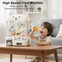 Mini grue à griffes électrique pour enfants Arcade à pièces de table Candy Grabber Baby Toy Doll Catcher