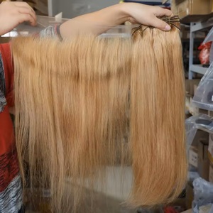 <span class=keywords><strong>Cheveux</strong></span> humains 100% naturels, <span class=keywords><strong>blond</strong></span> miel pur # <span class=keywords><strong>Cheveux</strong></span> humains vierges <span class=keywords><strong>de</strong></span> qualité supérieure, 27 couleurs, brésiliens, double trame, fermeture en dentelle, fabrication à la machine - Product Image 5