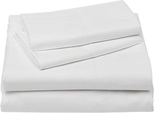 400TC đồng bằng 100% cotton satin trắng khách sạn bedsheet vải trong cuộn để làm tấm Ga Trải Giường Khăn trải giường - Product Image 5