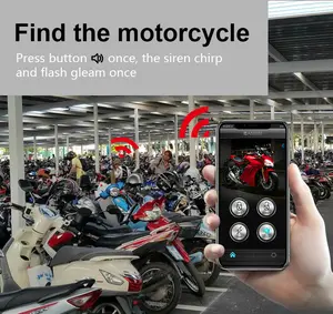 Wasserdichtes Motorradalarm-Anti-Hijacking-System mit 2 fern gesteuerten Schlüssel-Motorroller-Motor alarmsystemen