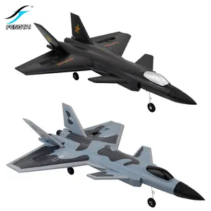 FX930 EPP Veyron J-20 fighter 2.4G 2CH RC kıyma makinesi fighter hava kuvvetleri askeri uçak oyuncak ile pervane ve iniş takımı