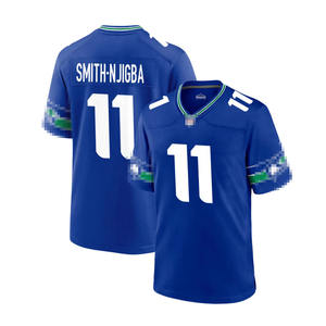 Beste kwaliteit Seattle jersey voor heren, op maat gemaakte American football shirts, gestikt en geborduurd, sportkleding met logo's, throwback - Product Image 5