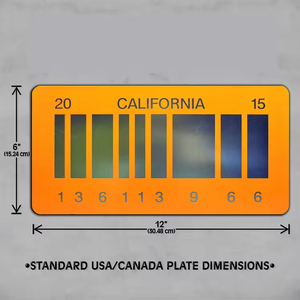 Placa de vehículo de decoración reflectante de tamaño americano Premium de fábrica, placa de matrícula de estampado en caliente, placa de matrícula novedosa - Product Image 6