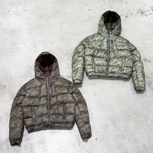 Custom Camouflage Quilted Bubble Puffer <b>Jacket</b> Manufacturers Zipper Puffer Down Coats High Quality Winter Wear <b>Men's</b> Down <b>Jacket</b> - Product Image 1