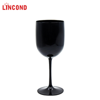430ml Verre à Champagne en Plastique Incassable Rose Noir Rouge Blanc Glace Impériale Verres à Champagne Tasses Gobelet Verres à Vin